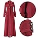Kearia Women Elegant Long Sleeves Full length Woolen Blend Long Trench Coat Jacket