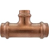PROFLO FEI77796 1" x 3/4" Copper Tee - N/A