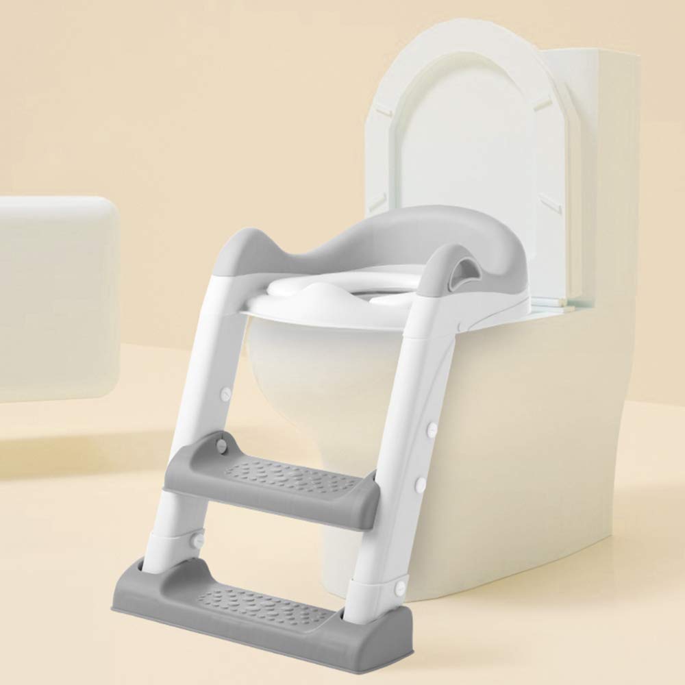 Seats Baby for 17 Kids Baby Training Toilet Ladder Potty Seat with Steps Adjustable Toddler