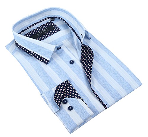 Coogi Luxe 100 Cotton Mens White Blue Sky Big Stripes | Desertcart Gambia Coogi Luxe 100 Cotton Mens White Blue Sky Big Stripes | Desertcart Gambia