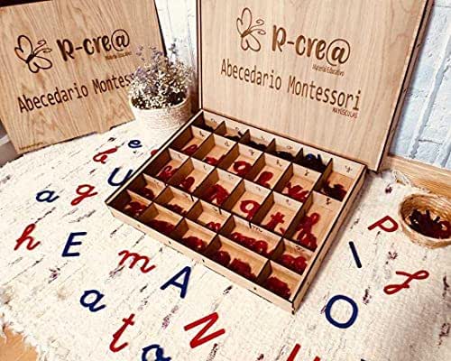 R-Crea - Abecedario Montessori Transparente para mesa de luz ...
