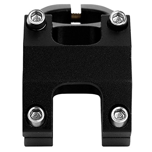 Three BY Bike Stem 31.8 Bike Stem 45mm Short Handlebar Stem Mountain Bike Stem Aluminium Alloy for Most Bicycle,MTB,BMX,Fixed Gear Bicycle,Cycling-Black - Thumbnail 3