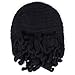 FREE FISHER Unisex Knit Octopus Yarn Tentacle Beard Beanie Kraken Hat Funny Gift (One Size, Octopus-Black)
