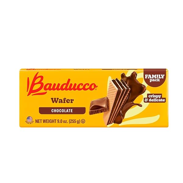BAUDUCCO CHOCOLATE WAFERS – CRISPY WAFER COOKIES WITH...