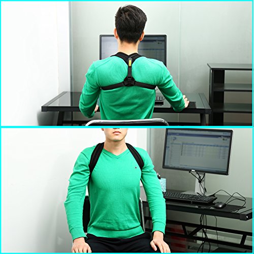 Yosoo Back Posture Corrector Adjustable Clavicle Brace Comfortable Correct Shoulder Posture