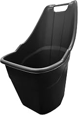 STAR SUPPLIES Multipurpose Lightweight Plastic Rolling Wheelbarrow 55 Litre view 3