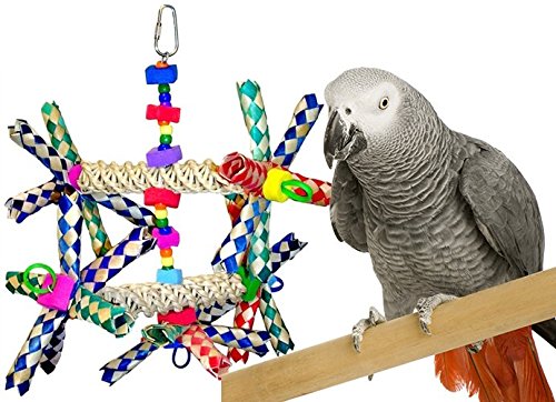 Bonka Bird Toys 1241 Double Helix Bird Toy parrot cage toys cages cockatiel conure african grey