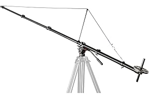PROAIM Fly-Master 13' Telescopic Carbon Fiber Jib Crane for Single-Handed Camera Gimbals.Extends to 13'. Payload up to 6.8kg/