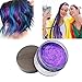 Mofajang Purple Hair Color Wax, Natural Hairstyle Wax 4.23 oz, Temporary Hairstyle Cream for Party, Cosplay, Halloween, Daily use, Date, Clubbing (Purple)