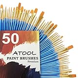 Paint Brush Set, Premium Nylon Hair Brushes for