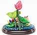 鸳鸯戏水 Fate Love - Feng Shui Mandarin Duck in Lotus Pond Statues Figurine Wealth Lucky Figurine Home Decor Gift (Mandarin Ducks LY054)