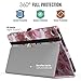 MoKo Case for Fire HD 8 2016 Tablet - Slim Folding Stand Cover with Auto Wake / Sleep for Amazon Fire HD 8 (Previous 6th Generation - 2016 Release ONLY), Floral PURPLE