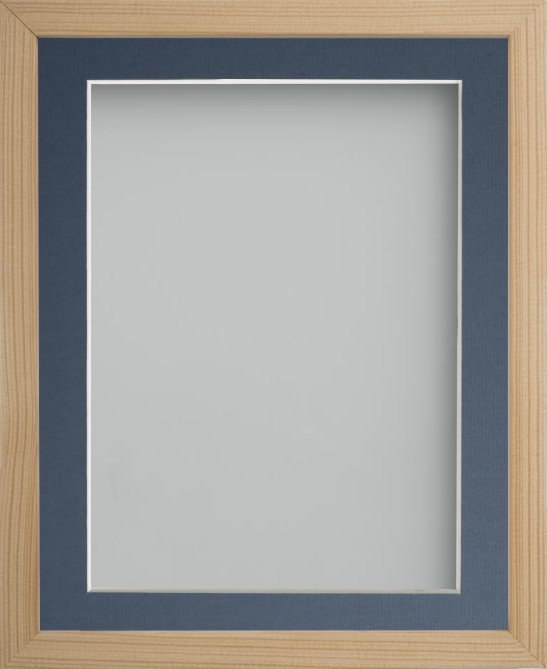 Frame Company Webber Beech with Blue Mount, 10x8 for 7x5 inch — image 1