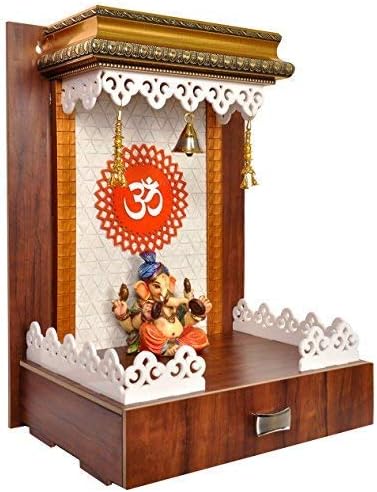 Makan Wooden Temple/Home Temple/puja mandir/Wooden Temple/Temple for Home/puja ghar/Temple/Pooja Mandir/Temple for Home/Office Temple/Navratre/Diwali Festive Season Gifts and puja