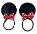 MeeTHan Red Dot Polka Black Elastic Headband Hair Band Mouse Ears Yoga Costume Accessory: M2 (MC Band-L)