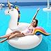 GABOSS Inflatable Unicorn Pool Floats Party Tube Swimming Ring Pool Toys for Adults & Kids, 55