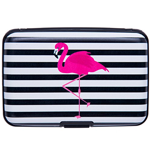 Elfish Mini RFID Aluminum Wallet Credit Cards Holder Metal ID Case for Men Women (Color 37)