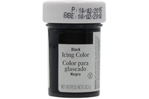 Wilton Black Gel Icing Colour, 28.3g (1oz) Jar