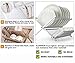 Miusco Dish Rack Aluminum Folding Drying Rack, 2-tier Dish Drainer