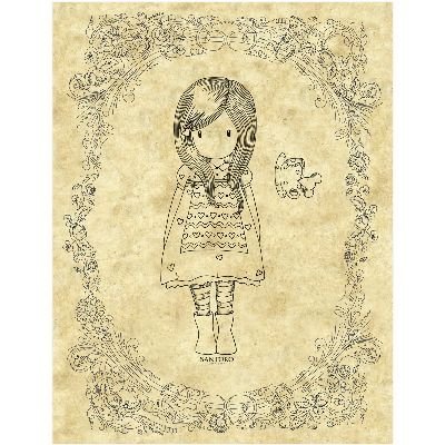 docrafts GOR907215 Gorjuss Santoro Rubber Stamp-The Little Friend
