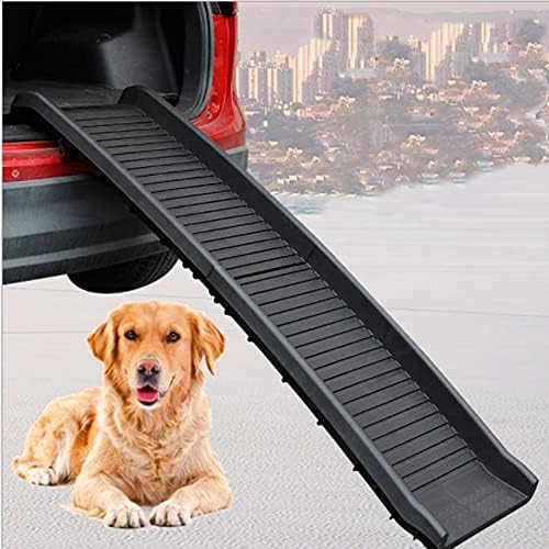 Littlegrass Jp ペットスロープ 折り畳み 耐荷重65kg 犬用スロープ 犬 階段 車 ドッグステップ 犬用ステップ 軽量 2つ折り ペット踏み台 収納便利 大型犬 猫用スロープ コンパクト滑り止め 車用 ドライブ 通院 介護用 ヘルニア 高齢犬 シニア犬 ドッグスロープ 乗り降り
