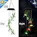 KUAHAIHINTERAL Solar Wind Chime Outdoor Mobiles Led Solar Powered Wind Chimes for Home/Party/Yard/Mother Day Yard Decoration Gifts (Style A)