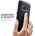 Clayco Galaxy S8+ Plus Case, [Helios Series] Premium Hybrid Protective Case for Samsung Galaxy S8+ (Blue/Black)