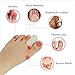 Gel Toe Caps Toe Protectors Toe Sleeves,New Material, for Blisters, Corns, Hammer Toes, Ingrown Toenails, Toenails Loss, Friction Pain Relief and More (10 pcs White)