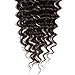 Beauty Forever Brazilian Deep Wave Hair Closure 100% Unprocessed Human Hair Deep Wave 4x4 Free Part Lace Closure Can be Dyed and Bleached (12’’ closure)
