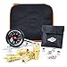 Grit Performance Automatic Tire Deflators with 80 PSI Tire Pressure Gauge + Valve Repair Kit & Custom Foam Case | Air Down Tire Deflator Tool Kit for Off Road Tires, Jeep, Truck, ATV, 4x4 Sand & Rock