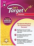 Paperback LET'S TARGET GRAMMAR LEVEL 6 PREPARE FOR COMMON CORE ASSESSMENTS Book