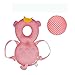 Baby Toddlers Head Protective [Summer Breathable ] Adjustable Infant Safety Pads For Baby Walkers Protective Head and Shoulder Protector Prevent Head Injured Suitable Age 4-24 Months (Summer - pink)