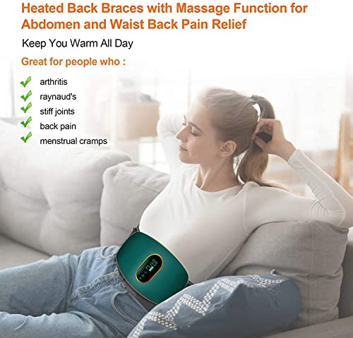 YZJSM Massage Belt, Keep Fit, Adjustable Vibration Massage, Massage Belly Fat, Great Gift for Your Partner, Relieve Fatigue, Portable Belly Massager