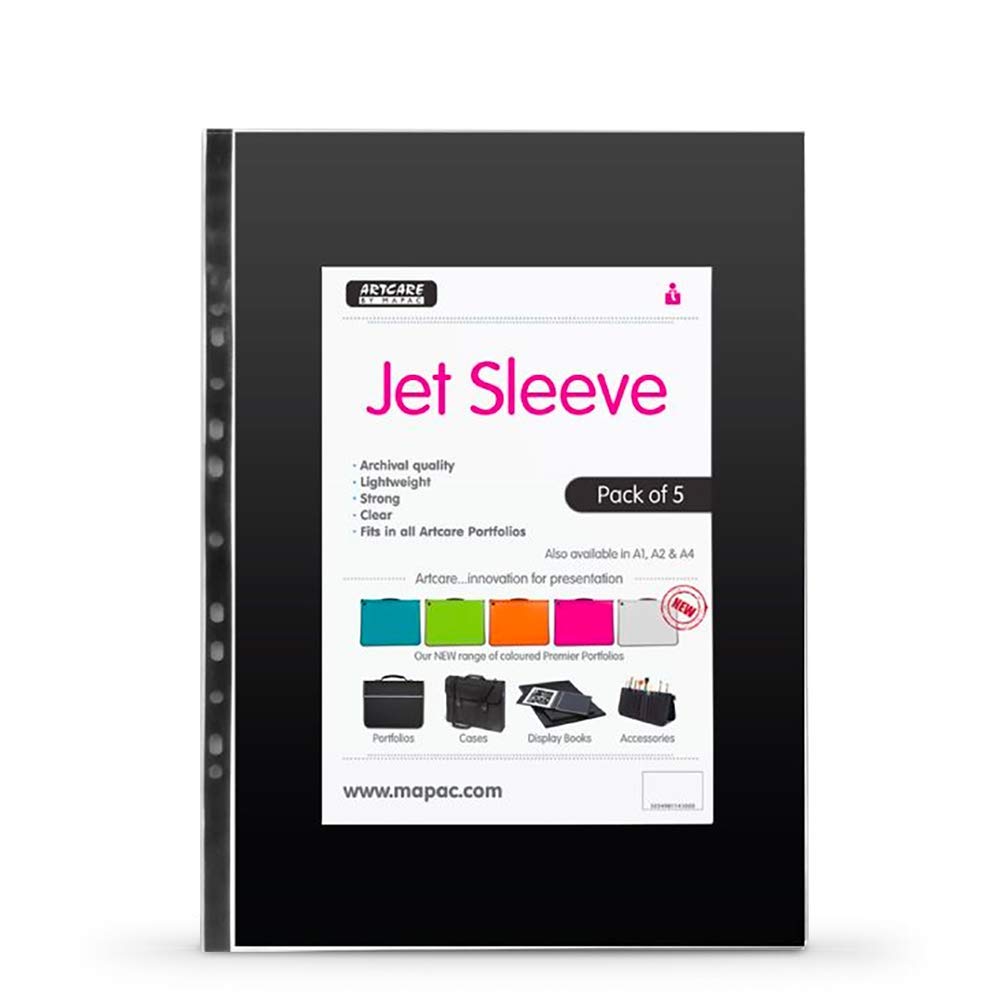 Artcare A4 Jet Sleeve (PK 5), Synthetic Material, 35x0.1x23 cm
