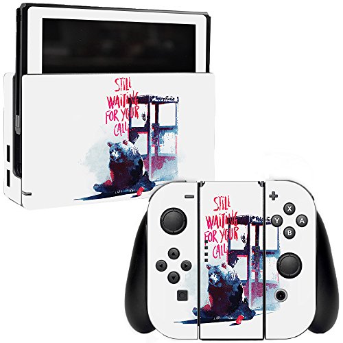 MightySkins Skin Compatible with Nintendo Switch - Still Waiting | Protective,…