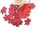 400 Assorted Mixed Fall Colored Artificial Maple Leaves for Weddings, Events and Decorating
