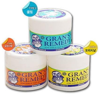 Grans Remedy 3 variant set 3Pieces(1xOrginal, 1xCooling, 1xScented)