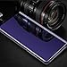 Galaxy S9 Plus Case,PHEZEN Luxury Mirror Makeup Case Plating PU Leather Flip Folio Wallet Case [Kickstand Feature] Magnetic Closure Full Cover Case for Samsung Galaxy S9 Plus (Purple)