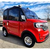 Mobility Scooter Car Electric Golf Car Small LSV Low Speed Vehicle Golf Cart 4 Seater 60v Coco Coupe with Tints, AC &amp; Heat
