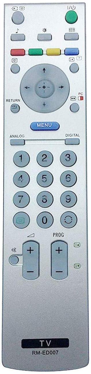 INABTY RM-ED007 Remote Control Replacement fit for SONY TV KDL-40U200 KDF-50E2000 KDL-15G2000 KDL-20G2000 KDL-20S2000 KDL-20S2020 KDL-20S2030 KDL-20S4000 KDL-20S4020