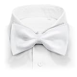 Platinum Hanger Mens Classic Pre-Tied Satin Formal