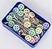 TECH-P® 1 3/4'' Straight Button Head Pins Decorative Pins for Sewing DIY Arts&Crafts Projects-Boxed (2X100 Count)