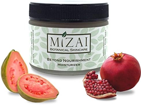 Organic Raw Vegan Face Moisturizer Enriched with Superfoods, 100% Natural BEYOND NOURISHMENT for Normal to Oily Skin with Aloe Vera, Guava, Pomegranate and Turmeric