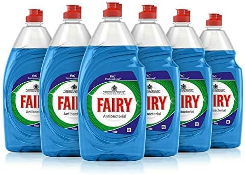 Fairy Antibacterial Washing Up Liquid (870ml) - Pack of 6, blue, 870 ml (Pack of 6) - Image 4