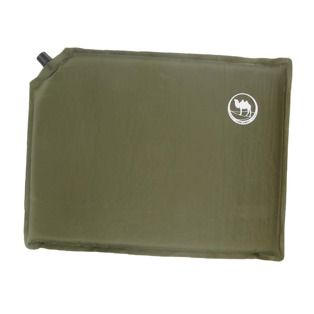 Sharplace Self-inflating Seat Cushion Pads for Travel, Picnic, Stadiums, Planes And Cars, Green