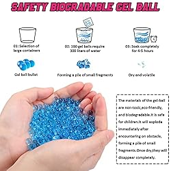 Electric Gel Blaster Toy, Auto and Manual MP5K