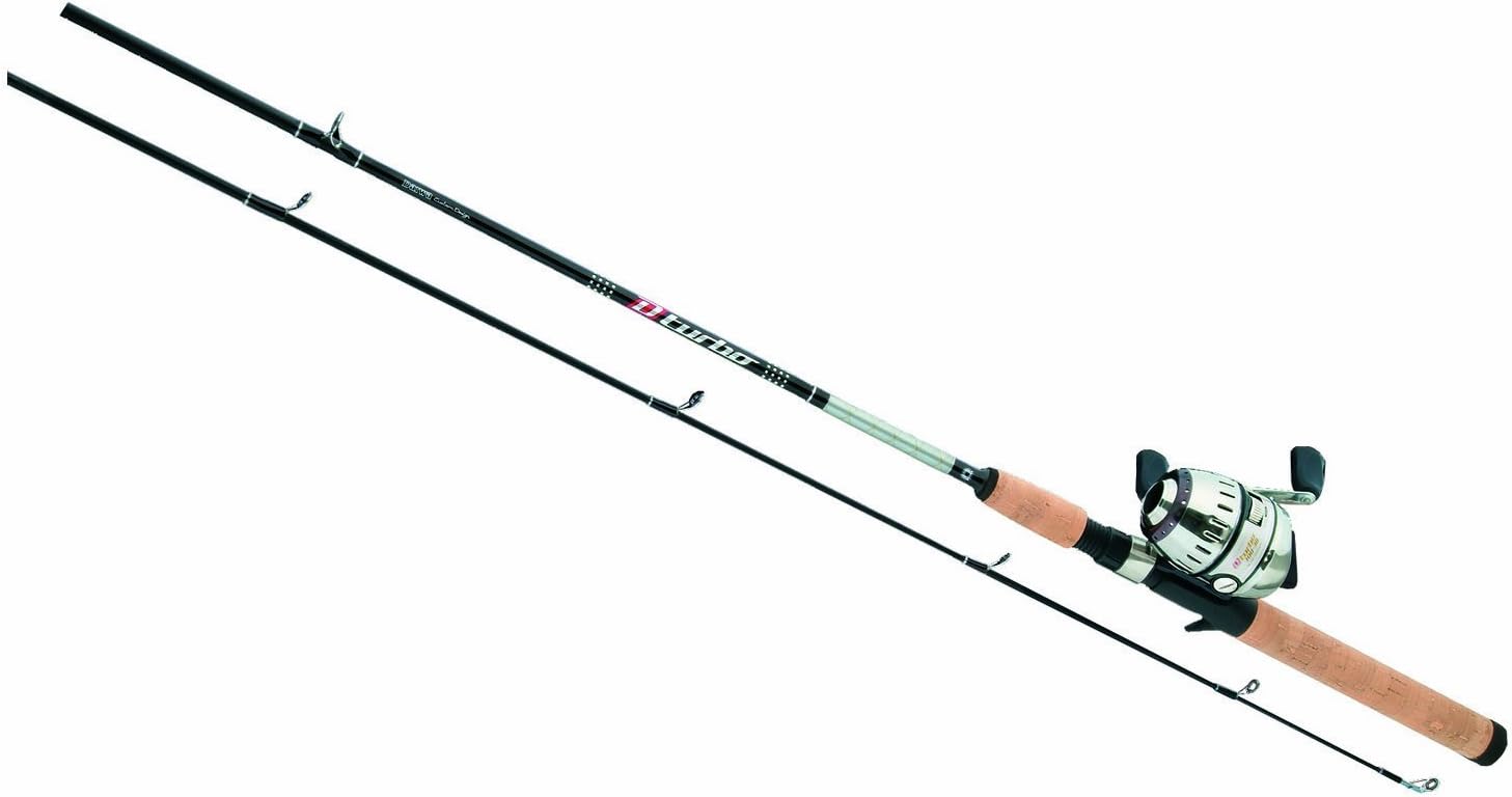 zebco slingshot spinning fishing rod and reel combo