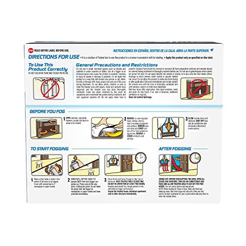 Hot Shot No Mess Fogger With Odor Neutralizer, Kills Roaches, Ants