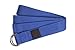 Clever Yoga - 8 ft Yoga Strap for Exercise & Physical Therapy, Leg Stretching Strap Yoga Accessories & Stretching Equipment, Leg Stretcher for Women & Men, Home Workout Essentials - Blue