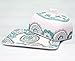 French Butter Dish Keeper Large with Lid Cover, 7 Inch Porcelain, Holds Up to 2 Sticks of Butter, Mint Blue